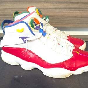 Air Jordan 6 Rings GS 'Multi-Color' CW7004-100 size 10.5